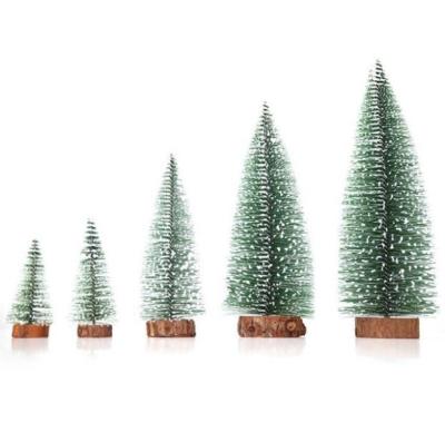 China Wood + Plastic 2021 Small Tree Cedar-topped Mini Top Window Displays Christmas & Xmas Gifts Decorations for sale