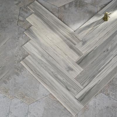 China Rustic Tiles Gray Wood Grain Tile That Looks Like Wood for sale