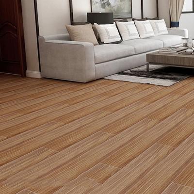 China Moisture Resistance Cushion Vinyl High Gloss Laminate Teak Wood Flooring for sale