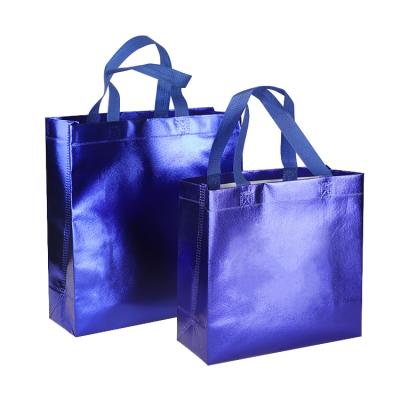 China Custom logo eco-friendly printed pla recycled eco-friendly gift packaging pp reusable laminated non woven fabric shopping tote bag for sale