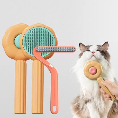 China Factory Wholesale Low MOQ Cat Brush Hair Cleanser Pet Grooming Brush Cleaning for Dog and Cat Individual for sale