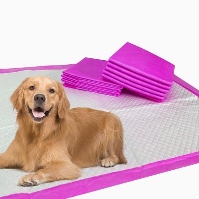 China OEM Quality Disposable Dogs Application Pet Bed Cushion Diaper Puppy Urine Pet Training Pads Stored with Scent for sale