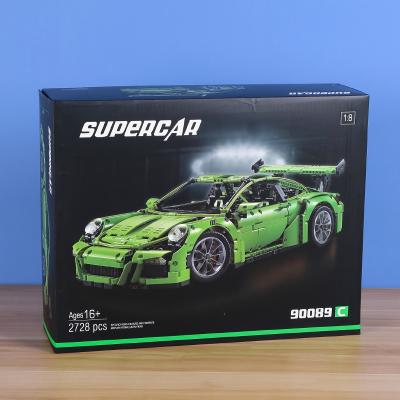 China High-tech Italian Super Racing Car 2728Pcs Model Building Block Bricks Toy 90089 Toys Gift 42056 20001 3368B Compatible 3368C for sale