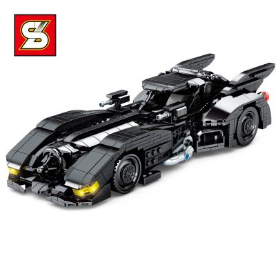 China Batmangg 1989 Building Toy SY 8503 Race Car Pull Back Model Toy Building Blocks Compatible With All Brand Technic Toys Master Block for sale