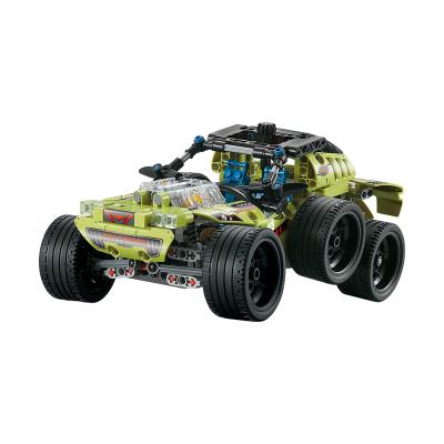 China Toy Decool Mecfactor 4 Piston Piston Sandstorm SUV Race Car Sports Car Boy Collected Puzzle Toys Bricks Boy Compatible With Legou for sale