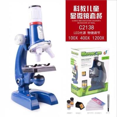 China Early Education Microscope Toy Children's Educational Science Kit Toy Science Learning Toys Set for sale