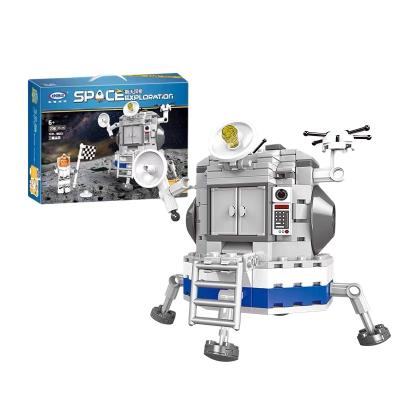 China DIY TOY xingbao 16001 Space Exploration Moon Landing 236pcs Space Build Block Building Bricks Toys Christmas Gift for sale