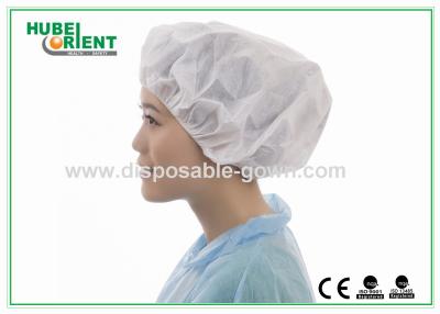 Chine Utilisation médicale respirante Cap de tête élastique simple non tissé Cap d'hôpital jetable Cap bouffant à vendre