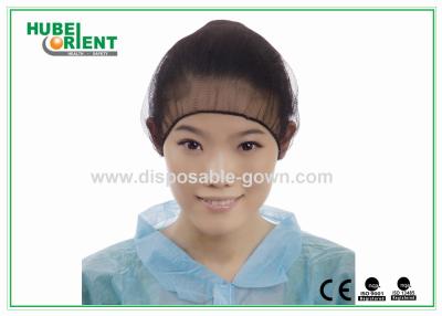 Chine Réseau de cheveux en nylon noir Cap de tête jetable Confortable Snood respirant à vendre