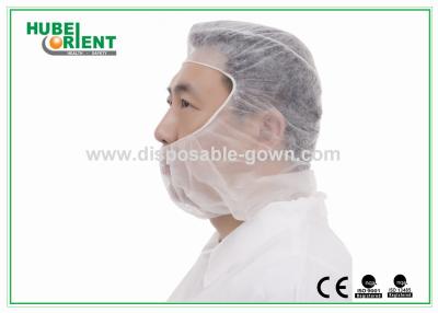 China Soft Breathable Hood Snood Disposable Head Cap In White Blue for Factory use for sale