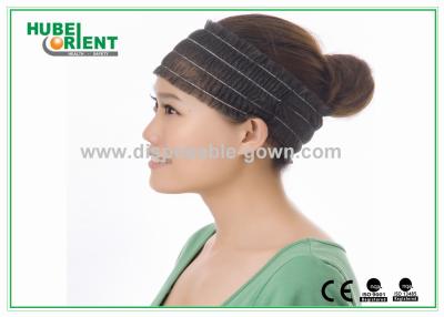 Cina Bianco non tessuto Elastico Disposable Hair Band / Head Band Lattex Free in vendita