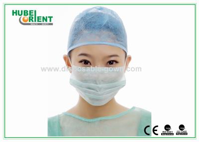 China Máscara facial de uso desechable de 3 plies de tamaño 17.5x9.5cm con lazo en las orejas para el hospital en venta