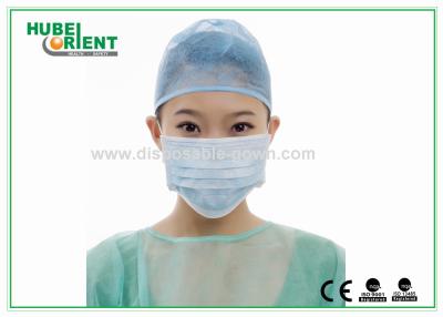 Cina Maschera chirurgica usa e getta per adulti non tessuta a tre colori con orologio ospedaliero Usa maschera medica in vendita