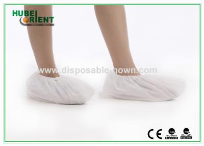 China Hospital CPE Shoe Cover Disposable Waterproof Colorful Handmade Light Weight for sale