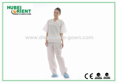 China CE MDR Antibacteriano SMS Médico Pijama desechable para el hospital en venta