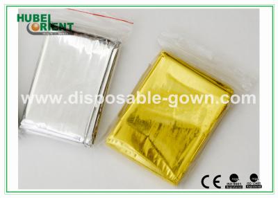 China Cubierta térmica de emergencia de plata personalizada / Cubierta de papel de emergencia impermeable en venta