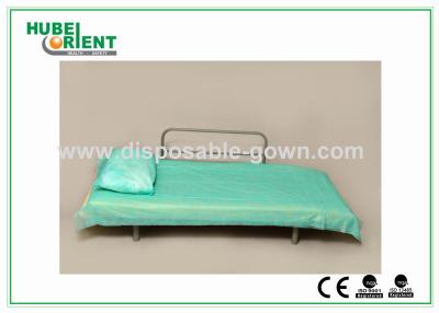 China Lábanas de cama desechables azules no tejidas para uso en centros de belleza de hospitales y clínicas en venta