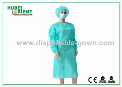 China Single Use Medical SMS Isolation Gown With Long Sleeves for sale