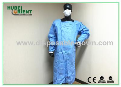 China Vestidos quirúrgicos desechables blandos y antipermeables para hospitales sin látex en venta