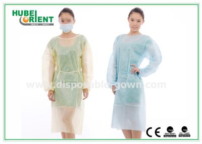 Chine Vêtements d'isolement jetables à usage hospitalier avec manchette élastique/vêtements médicaux jetables pour clinique à vendre