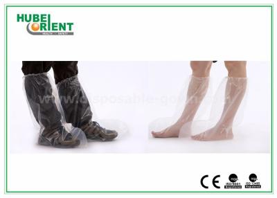 China El zapato disponible plástico cubre la cubierta al aire libre, impermeable de la bota de lluvia para el hospital en venta