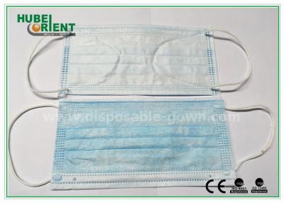 China Ziekenhuisgezichtmasker met oorlopen 3-voudige wegwerpmaskers Gratis monsters Te koop