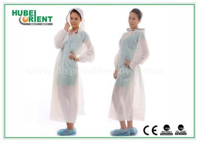 Chine Robes d' examen jetables transparentes étanches pour adultes, épaisseur 0,017 mm à vendre