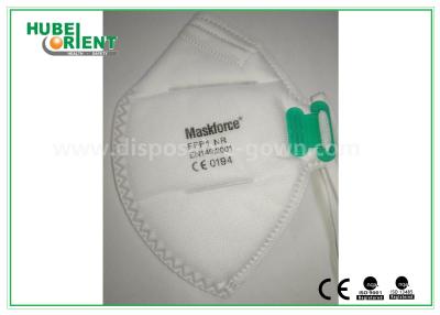 China Folded FFP1 Disposable Face Mask without Valve , Non irritating for sale