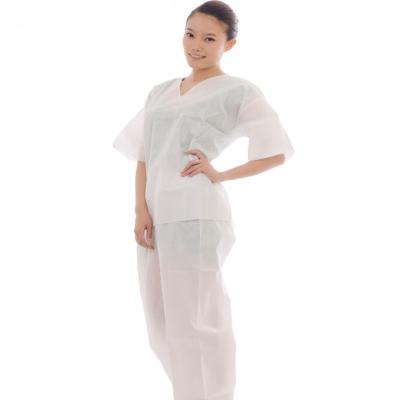 China Aprobado por el CE MDR Prevenir bacterias 45 g/m2 SMS Disponible para uso médico Trajes de pijama en venta