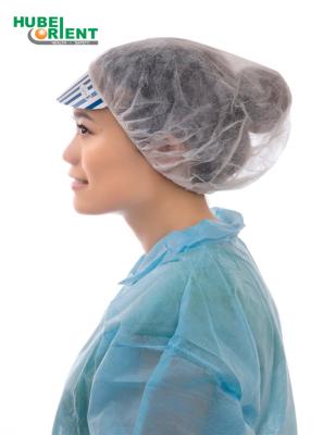 China No tejido Capo de cabello quirúrgico No tejido Sombrero desechable de cabello médico Sombrero desechable con gorra de punta en venta