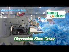 waterproof white disposable overshoe covers protective non-slip for keep clean