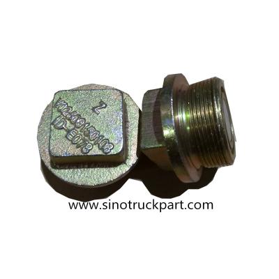 China SINOTRUK TRUCK HOWO Spare Part VG2600150108 Oil Pan Magnetism Bolt for sale