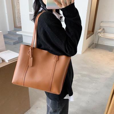 China Fashion\Comfortable Luxury Leather Oversized Custom Handbags\Durable\Oversized PU Handbag Ladies Large Capacity Purse Shoulder Tote Bag for sale