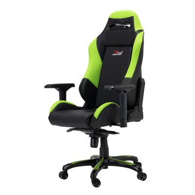 China Massage Free Sample PC Racing Reclining Computer Dropshipping Leather Gamer Led Gaming Chair With Footstool for sale