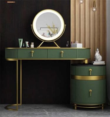 China \ 2020 new exquisite light luxury dressing table simple bedroom mirror dressing table for sale