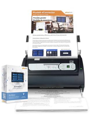 China Plustek PSD300 - High-Speed ​​Document Scanner with 50-Sheets Driver, Multiple Scan Destinations to SharePoint and Office 365 A4 for sale