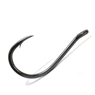 China High Carbon Steel Hooks Barbed Hook Strong Sea Slow Baiting Fishhooks Fly Large Yawn Fishing Hooks Bag 100C High Carbon Steel Wide Sport Camping Bulk Type for sale