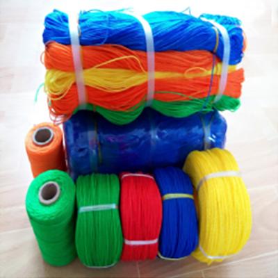 China High Tenacity 1/2/3mm Polyethylene Nylon Thick Seedling Binding Twine Building Rope Greenhouse Rattan Plastic Advertising Yarn for sale