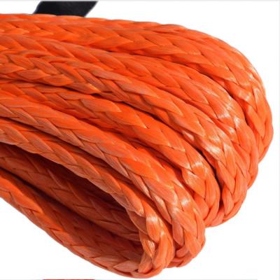 China Fishing Polyester Cover 12 Strand UHMWPE / Hmpe Hmwpe Synthetic Nylon Marine Towing Rope For Mooring Offshore for sale