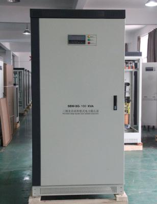 China Dbw 100KVA 380V SBW Three Phase Voltage Stabilizer / Regulator for sale