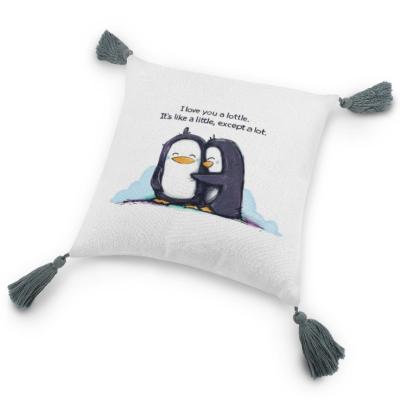 China Anti-pilling penguins - pillow case for sale