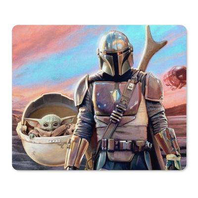 China Water Resistance The Mandalorian and the Child at Sunset Mouse Pad for sale