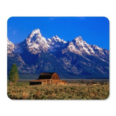 China Water Resistance USA, Wyoming, Grand Teton National Park, Morning Mouse Pad for sale