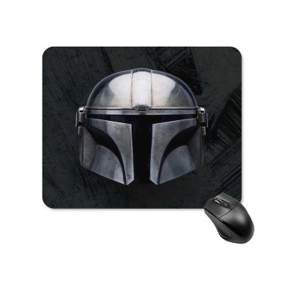 China Water Resistance The Mandalorian Helmet Mouse Pad for sale