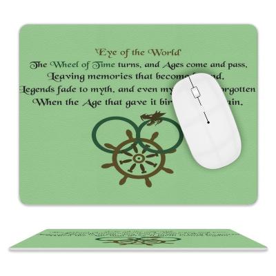 China Water resistance thus spins the wheel of time mouse pad for sale