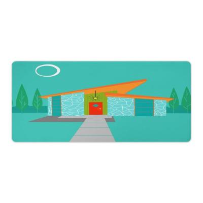 China Water Resistance Space Age Cartoon House Mouse Pad for sale