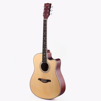 China 2021 Wholesale Basswood Musical Instrument TengHai Acoustic Bass Guitar for sale