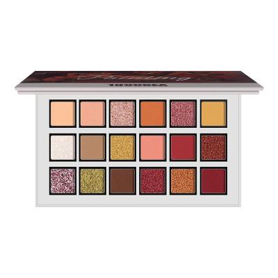 China 18 Colors Eyeshadow Matte Eye Shadow Palette Private Label Shimmer and Glow Makeup Waterproof Eyeshadow for sale