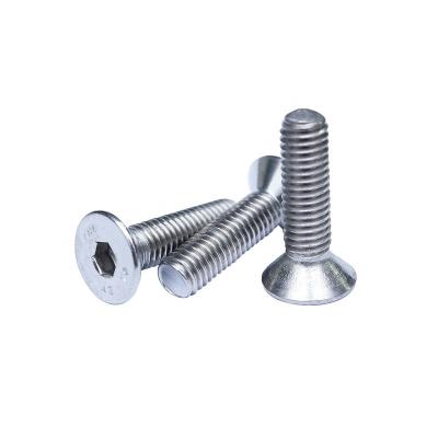 China Stainless Steel Flat Socket Hex Din7991 Countersunk Flat Head Screws for sale