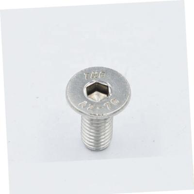 China Hexagon flat screw with flat head for sale